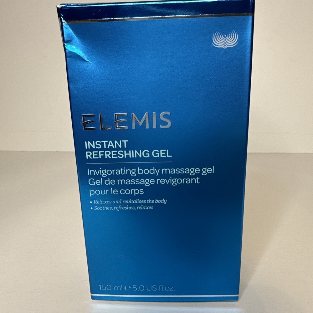 Elemis Instant Refreshing Invigorating Body Massage Gel 5.0 oz NEW Relax Refresh